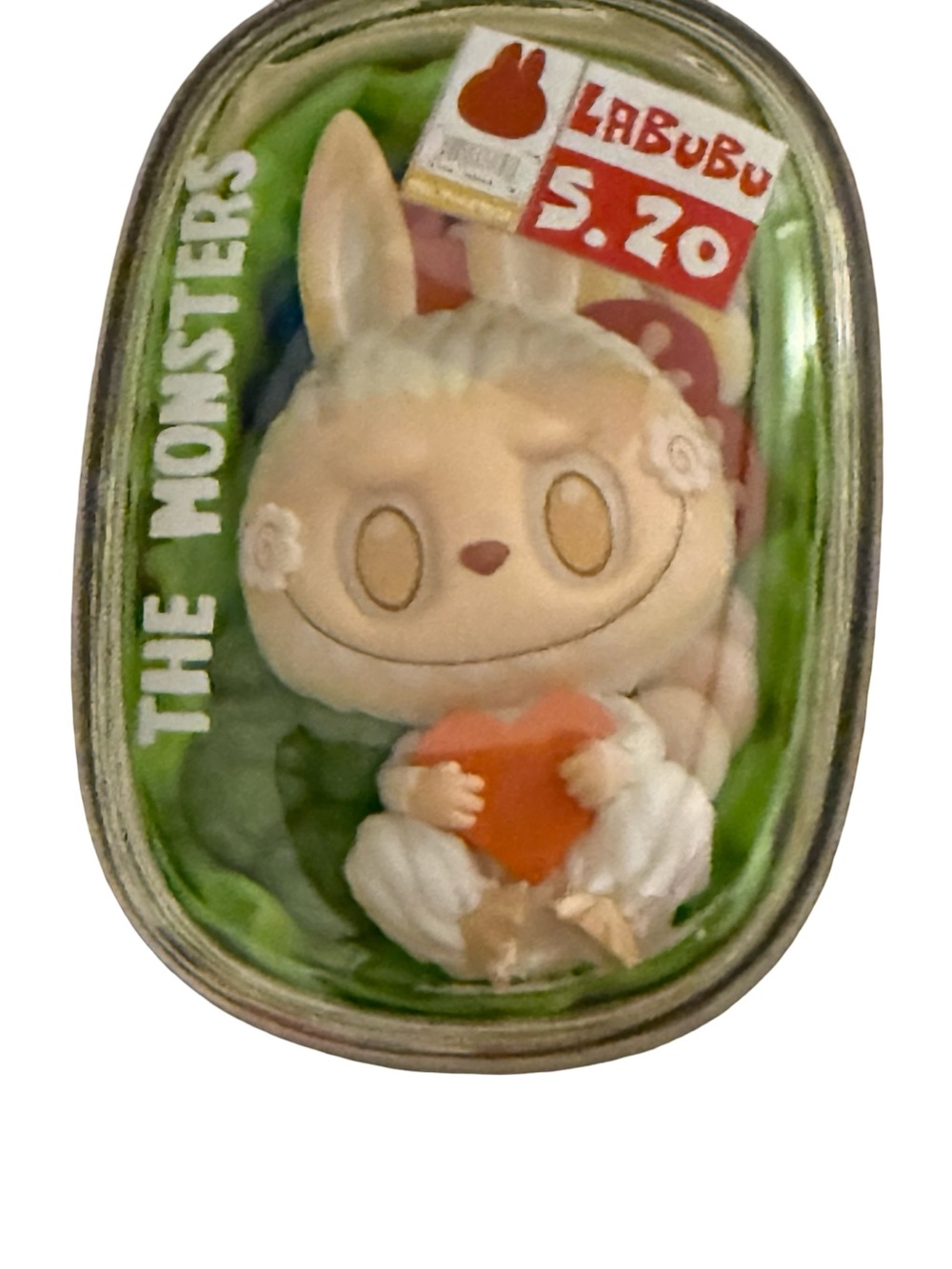 Labubu The Monsters 5.20 Heart Bunny Figure in Tin